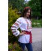 Embroidered blouse "Flowers of Sunset"